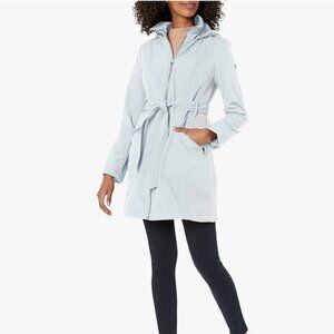 NWT Guess Women's Softshell Belted Zip-Up Trench Coat